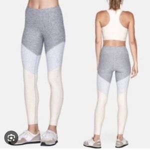 Outdoor Voices: size medium women’s leggings in cream & grey